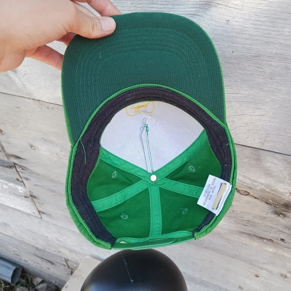 John Deere Hat Cap Snapback Green Youth Kids Farm Tractor Green Yellow San Sun